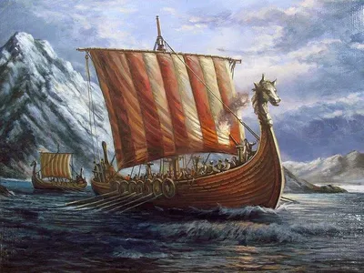 Корабли викингов фото 