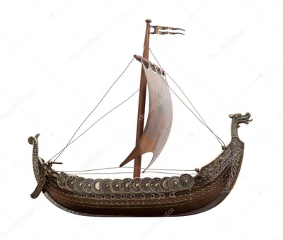 Корабли викингов выходят из тумана, …» — создано в Шедевруме