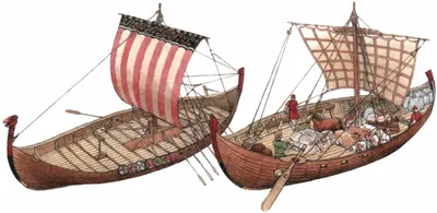 Длинный корабль викингов - Драккар 3D Модель $99 - .max .wrl .obj .blend -  Free3D