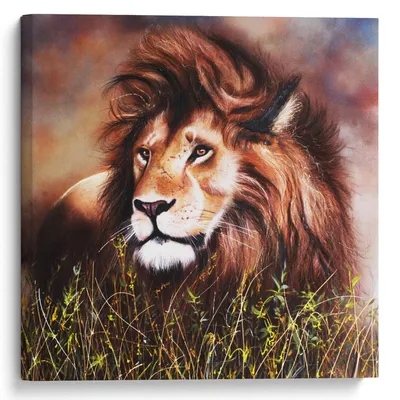 Купить картину Король лев в Москве от художника Куликова Оксана