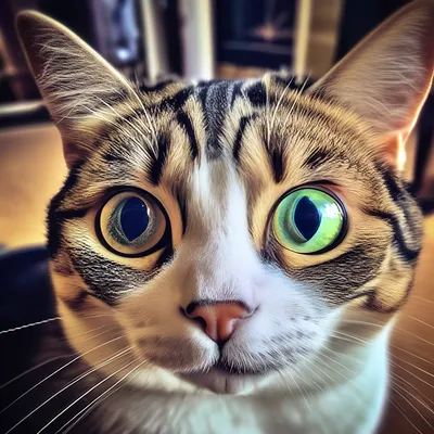 Сиамский косоглазый кот с раскраской…» — создано в Шедевруме