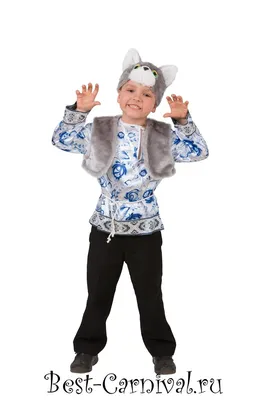 Кот «Матроскин» карнавальный костюм для мальчика - Масочка