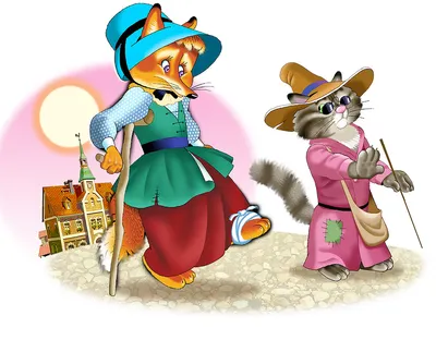 Кот Базилио и лиса Алиса — косплей на персонажей из фильма «Приключения  Буратино»