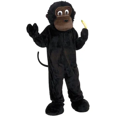 Человек в костюме обезьяны стоит на улице Стоковое Фото - изображение  насчитывающей костюм, бизнесмен: 97344552