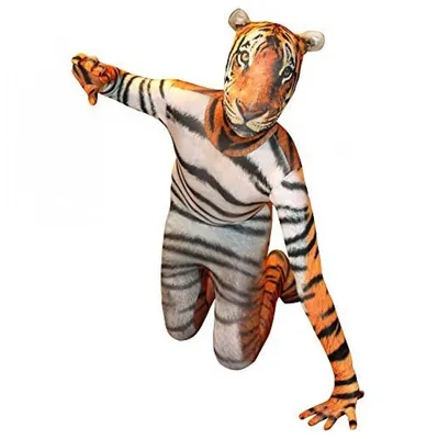 Новый детский костюм тигра для Хэллоуина костюм животного для выступления  король животных Костюм для выступления | AliExpress