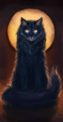 кот баюн: 5 тыс изображений найдено в Яндекс.Картинках | Black cat art, Cat  art, Cats illustration