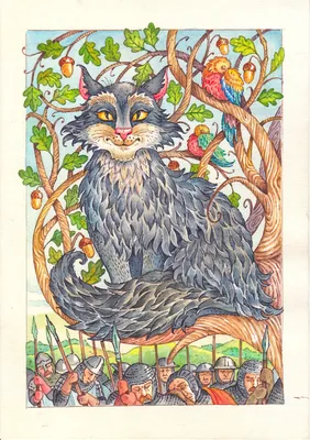 Набор для вышивания «Кот Баюн» – Owlforest Embroidery