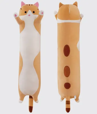 Мягкая игрушка обнимашка Кот - батон 110 см (ВЫБОР ЦВЕТА) cat-110 купить по  оптовой цене | Хит Игрушка.