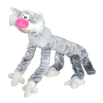 Мягкая игрушка Кот Бекон, 112 см, цвет бело-серый - купить с доставкой по  выгодным ценам в интернет-магазине OZON (1300104306)