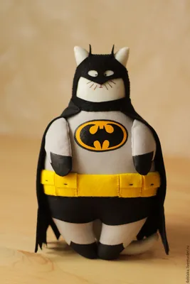 Кот бетмен в бэтменском костюме …» — создано в Шедевруме