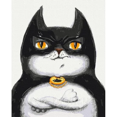 Купить картина по номерам Красиво Красим Бэтмен и Кошка Темный, 30 х 40 см,  цены в Москве на Мегамаркет | Артикул: 600004293365
