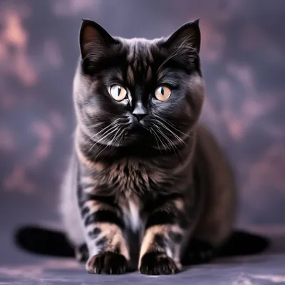 Кошка шотландская прямоухая полосатая - 66 фото