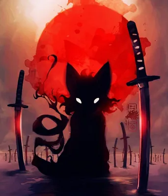 Мифология Японии. Кошки-демоны | Пикабу
