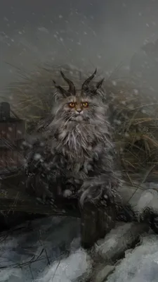 Кот демон арт (много фото) - deviceart.ru