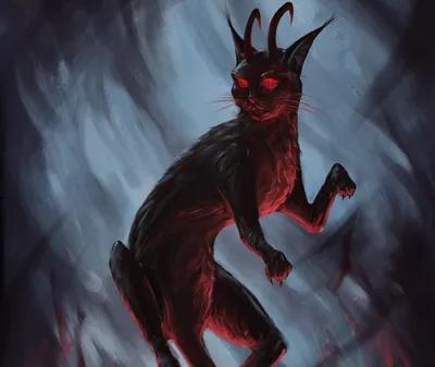 Кот дьявола стоковое изображение. изображение насчитывающей праздники -  36954631