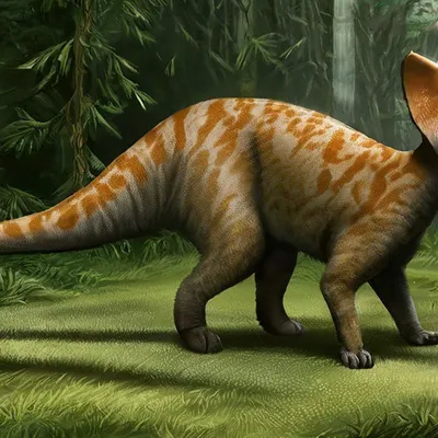 Кот-динозавр» — создано в Шедевруме