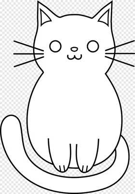 Легкий рисунок котика - 65 фото