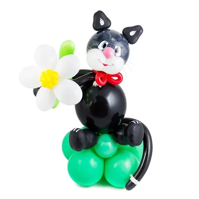 Кот-бегемот\" фигура из воздушных шаров купить по цене 2900.00 руб. в  Екатеринбурге | Интернет-магазин Академия чудес