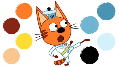 Познавательные мультфильмы о том как Три кота Коржик Карамелька и Компот  отдыхали на море - YouTube