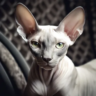Лысый кот ,сфинкс» — создано в Шедевруме