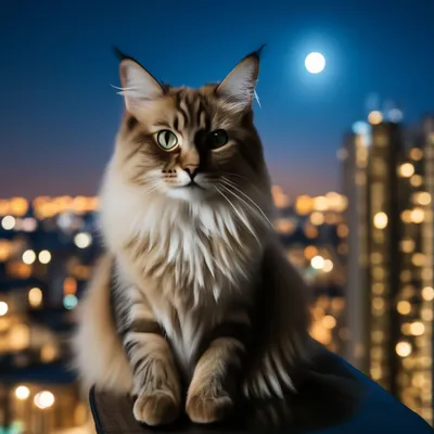 Невский маскарадный кот, окрас …» — создано в Шедевруме
