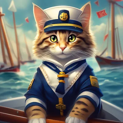 Кот моряк» — создано в Шедевруме