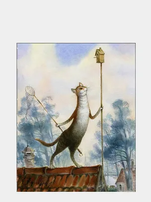 Рисунок Кот на крыше №36165 - «Кошка, которая гуляет сама по себе»  (15.01.2024 - 16:14)