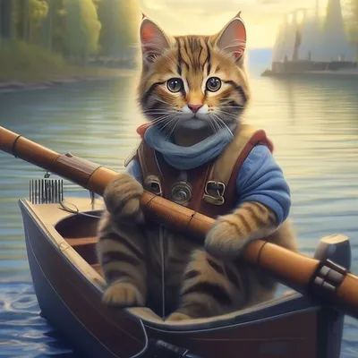 Кот рыбак