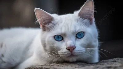 Пропал белый кот с голубыми глазами на проспекте Ленина, 46 | Pet911.ru