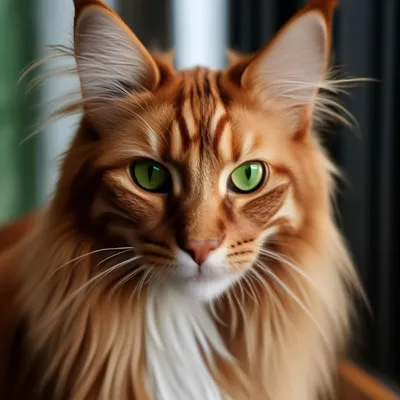 Мейн-Кун: кошка-гигант с кисточками и длинной шерстью» — создано в Шедевруме