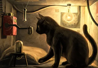 Квантовое котоводство | Кот шрёдингера, Научный юмор, Научные плакаты