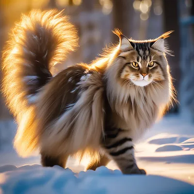 Сибирский лесной кот - 71 фото