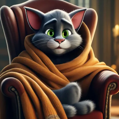 Картина по номерам \"Кот Том\"