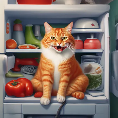 Кот в холодильнике | Одуван | Дзен