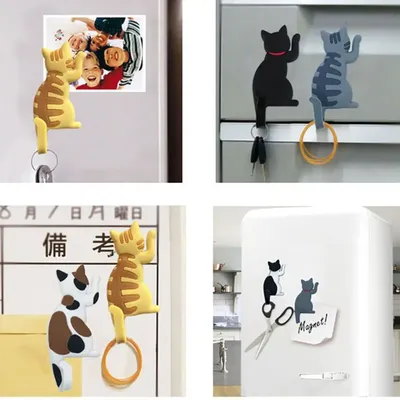 Подалирий Наклейка интерьерная кот-бегемот на холодильник