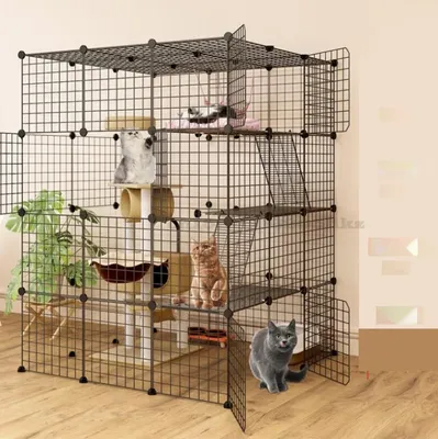 Кошка в клетке» — создано в Шедевруме