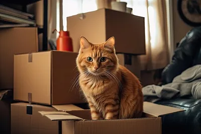 Почему коты так любят коробки? Научный ответ