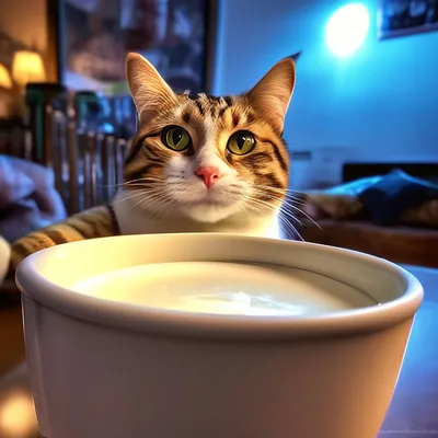 Можно ли кошкам молоко - Питомцы Mail.ru