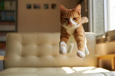 Кошка прыгающая - 66 фото