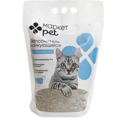 Наполнитель комкующийся для туалета кошек Маркет Pet, 5кг - купить с  доставкой в Самаре в Перекрёстке
