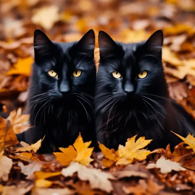 Котябрь в разгаре: котики, кажется, знают 15 причин, почему стоит любить  осень