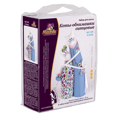 Купить набор для шитья Miadolla Коты-обнимашки морские C-0176, цены на  Мегамаркет | Артикул: 100025955610