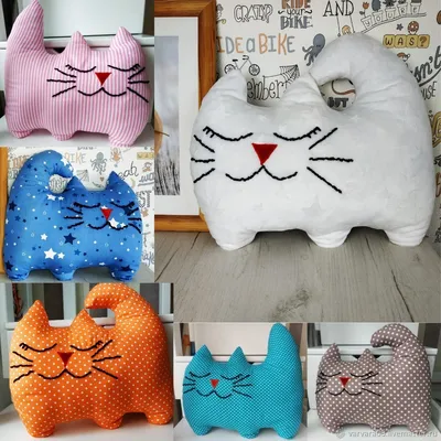 Мягкая игрушка подушка кошка/кот 40 см 40x40 - купить по низкой цене в  интернет-магазине OZON (800684434)
