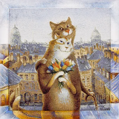 Гобелены «Питерские коты» В.Румянцева купить в «ArtAngels».