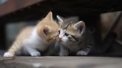 целуются ☺ #милыйкотик #котята #рекомендации #котик #cat #рекомендаци... |  TikTok