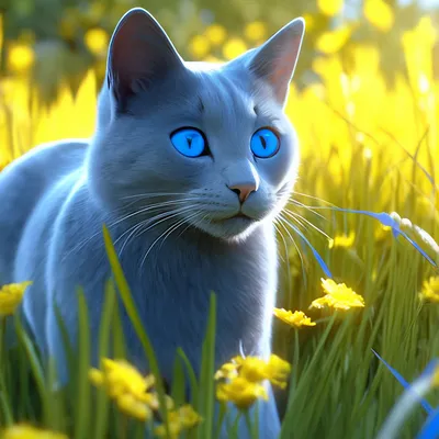 Коты воители синяя звезда» — создано в Шедевруме