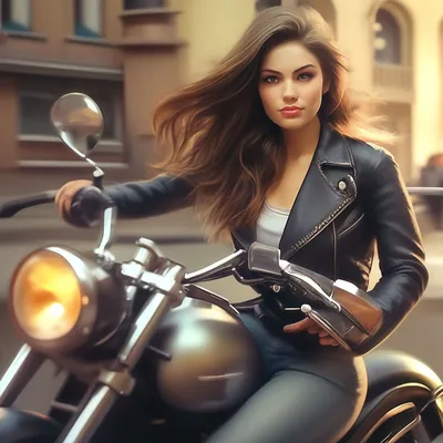 Пикантные фото с девушками на мотоциклах: бесплатное скачивание в хорошем качестве