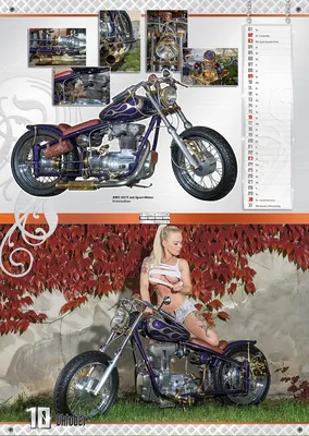 Соблазнительная связь: красивые девушки и мотоциклы на фото 