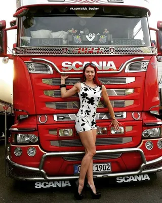 10 идеальных фотографий девушек рядом с грузовиками | Все о грузовиках –  Trucksplanet | Дзен