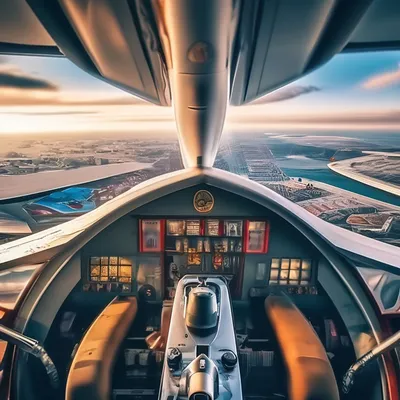Красивый вид из самолёта, эстетично…» — создано в Шедевруме
